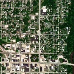 Vandalia map(satellite map)