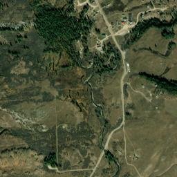 Gothic Colorado High Resolution Satellite Map
