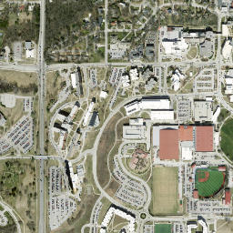 1601 Naismith Drive, University of Kansas High Resolution Satellite Map
