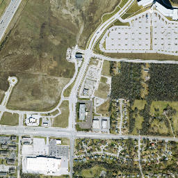 6201-6305 East 93 Street, Kansas City, MO High Resolution Satellite Map