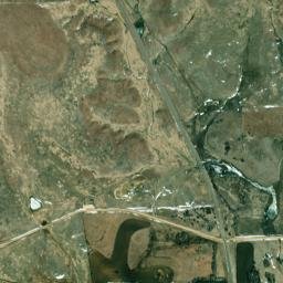 192nd St Bunker Hill KS 67626 High Resolution Satellite Map