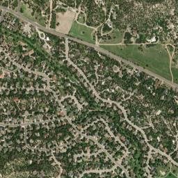 7144 Wintery Loop Colorado Springs High Resolution Satellite Map