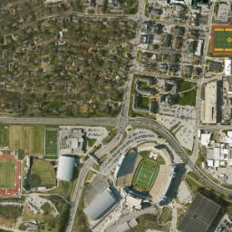 601 Missouri 740, University of Missouri High Resolution Satellite Map