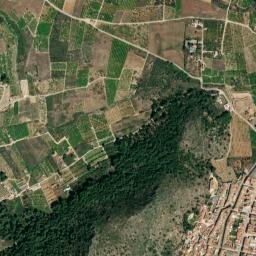 Palma de Gandía map(satellite map)