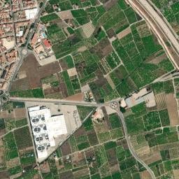 Beniflá map(satellite map)