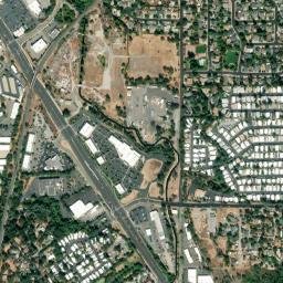 North Auburn map(satellite map)