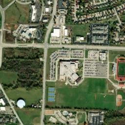 309 NE Woodbury Dr, Lee's Summit, MO High Resolution Satellite Map