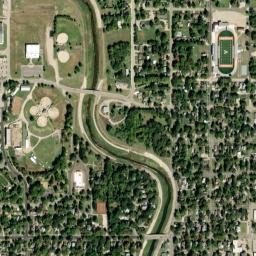 1020 NW 8th St Abilene KS 67410 High Resolution Satellite Map