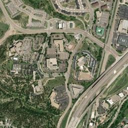 Pikeview Colorado High Resolution Satellite Map