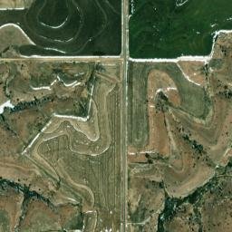 193rd St Bunker Hill KS 67626 USA High Resolution Satellite Map