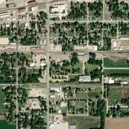 360 South Buckeye Avenue Abilene KS High Resolution Satellite Map