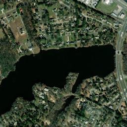 North Shores Delaware High Resolution Satellite Map