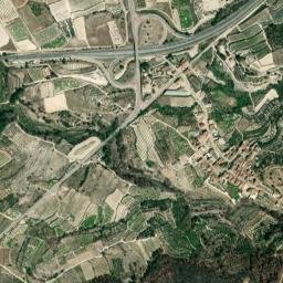 Terrateig map(satellite map)