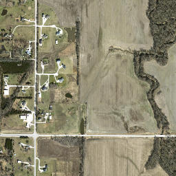 1638-1646 North 1000 Road Lawrence KS High Resolution Satellite Map