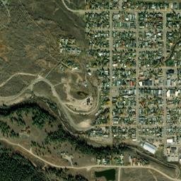 Crested Butte map(satellite map)