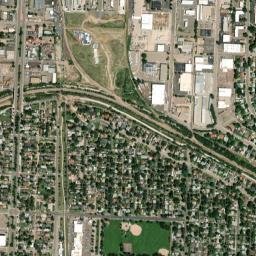 Roswell Colorado High Resolution Satellite Map