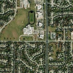 14702-14810 West 140th Terrace, Olathe High Resolution Satellite Map