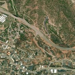 Manitou Springs map(satellite map)