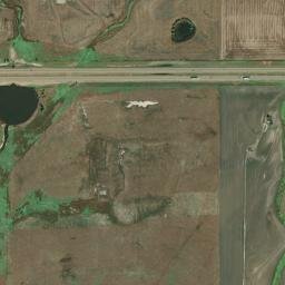 Interstate 70, Russell, KS 67665, USA High Resolution Satellite Map
