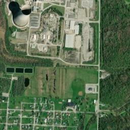 Moscow Ohio High Resolution Satellite Map