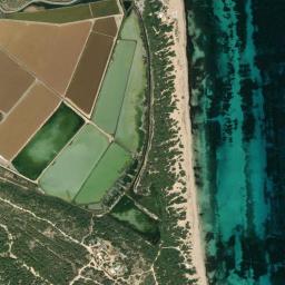 Satellite view of Ibiza Es Cavallet