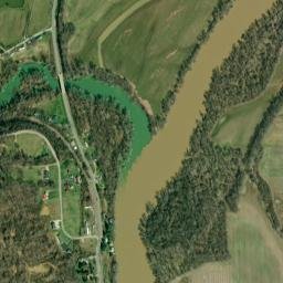 Rushtown Ohio High Resolution Satellite Map