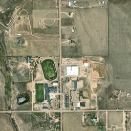 400-522 South Ellicott Highway, Calhan, CO High Resolution Satellite Map