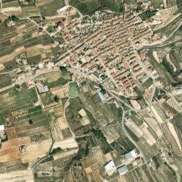 Beniarrés map(satellite map)