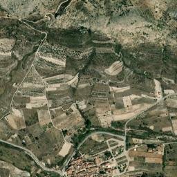 Vall de Ebo map(satellite map)