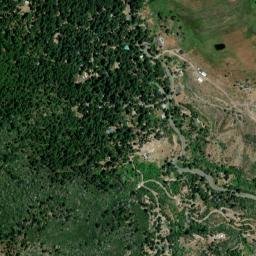 Whispering Pines California High Resolution Satellite Map