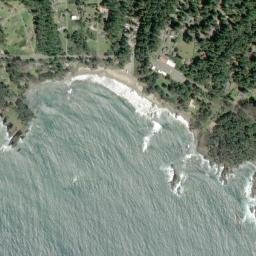 Fish Rock California High Resolution Satellite Map