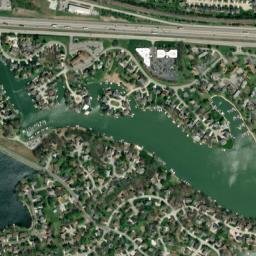 Lake Saint Louis map(satellite map)