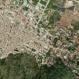 Pedreguer map(satellite map)