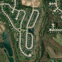 228 Wilmer Ridge Drive Wentzville MO High Resolution Satellite Map