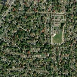 1360 Bluefield Drive Florissant MO 63033 High Resolution Satellite Map