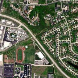 Governors Parkway, Edwardsville, IL High Resolution Satellite Map