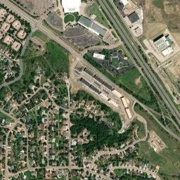 Stratmoor Hills Colorado High Resolution Satellite Map