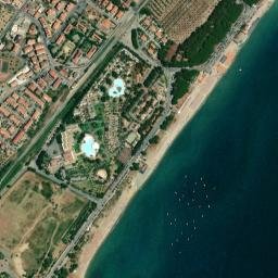 Squillace Lido map(satellite map)