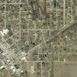Bicknell map(satellite map)