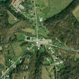 Slocum Ohio High Resolution Satellite Map