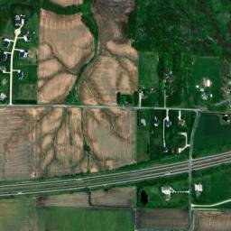 Interstate 70 Pin Oak IL America High Resolution Satellite Map