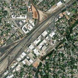 Roseville map(satellite map)