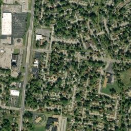 Moline Acres map(satellite map)