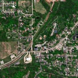 Glen Carbon map(satellite map)