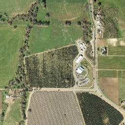 Brooks California High Resolution Satellite Map