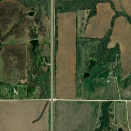 78601-78607 US-75 Scranton KS High Resolution Satellite Map