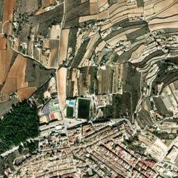 Teulada map(satellite map)