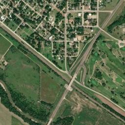 Blake Street & Kansas 156, Ellsworth, KS High Resolution Satellite Map