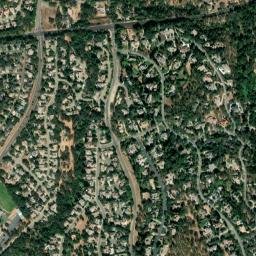 Oak Tree Village California High Resolution Satellite Map