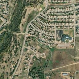 9614 Jimmy Camp Road, Fountain, CO High Resolution Satellite Map